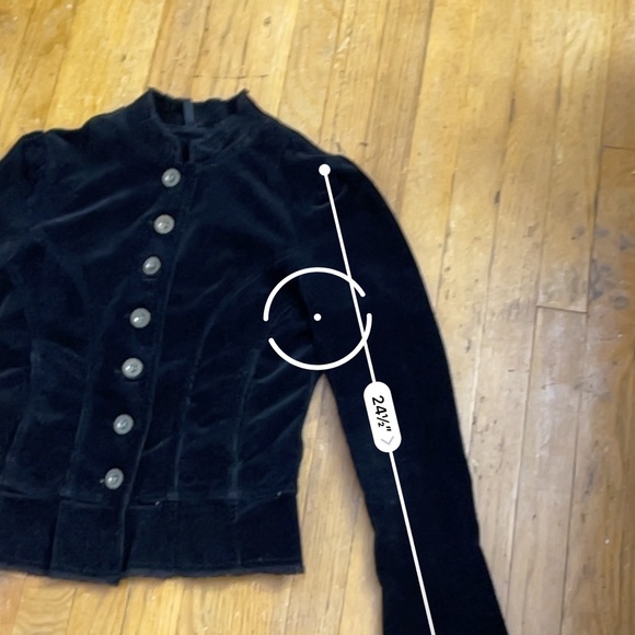 Black Corduroy Jacket- size S - Picture 11 of 14